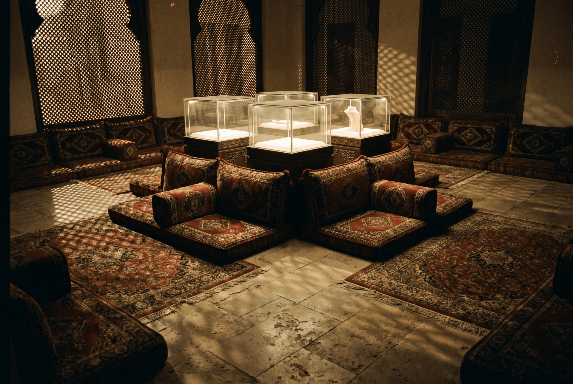 The OREVANI boutique, a private majlis for gold