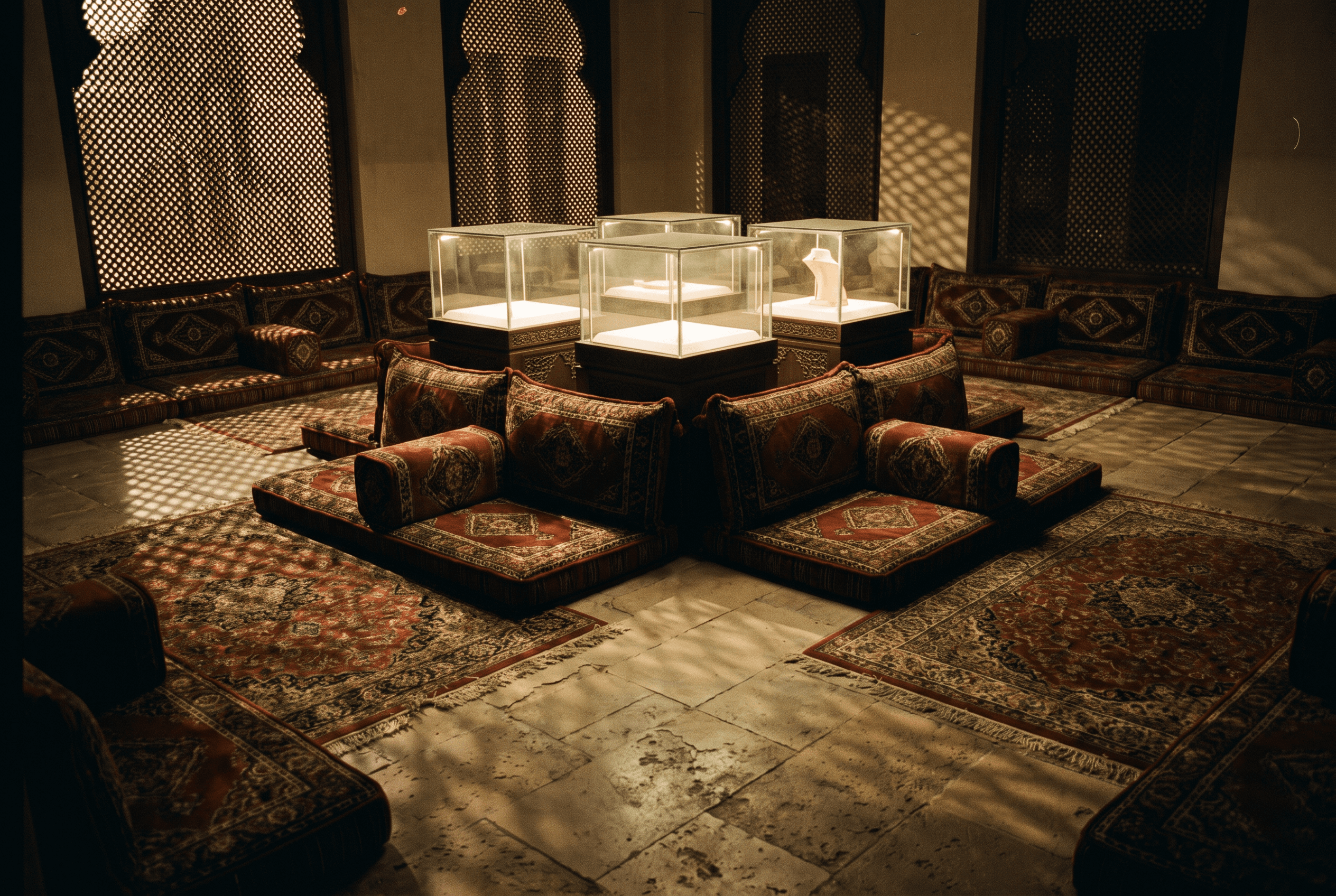 The OREVANI boutique, a private majlis for gold