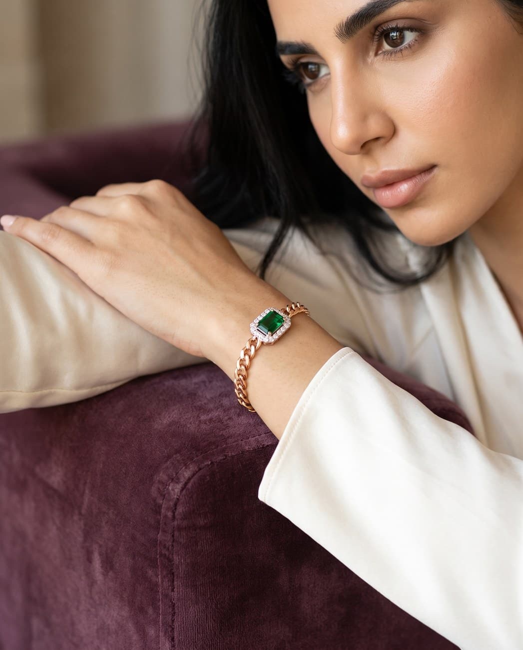 Rifqa · campaign photograph, worn