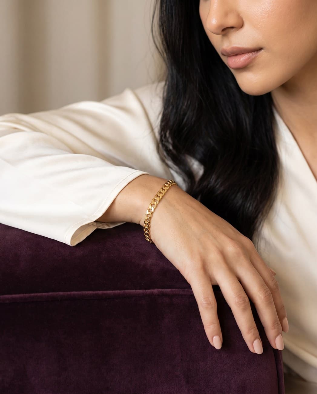 Ghaya · campaign photograph, worn
