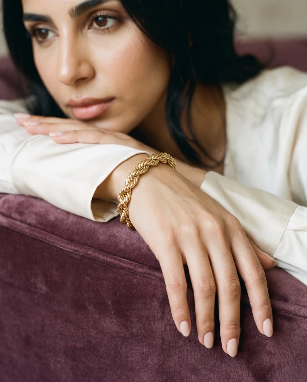 Jazil · campaign photograph, worn