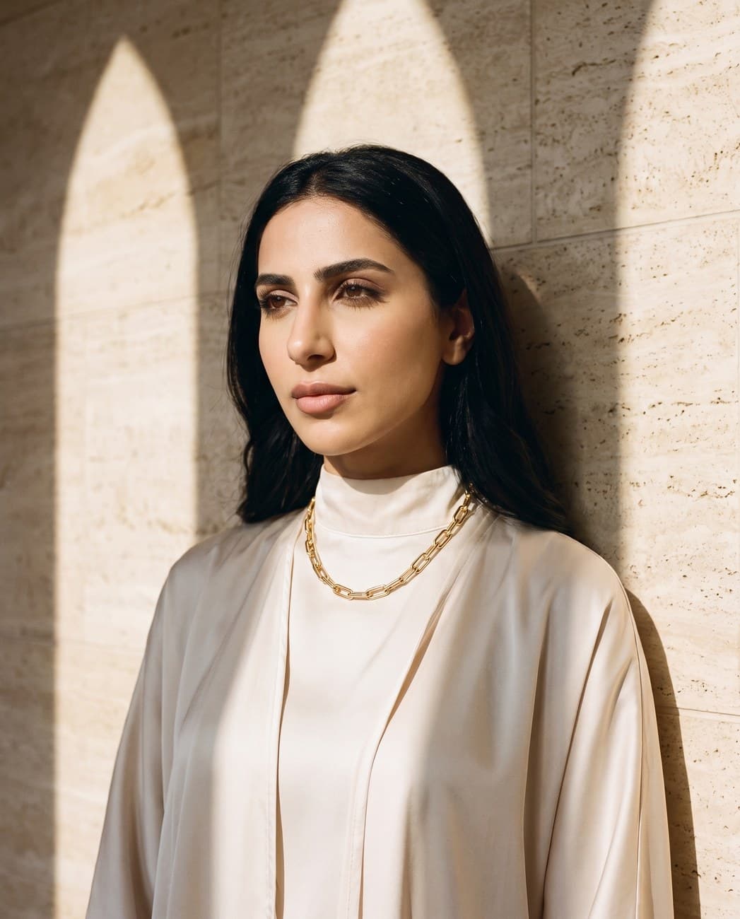 Riwaya · campaign photograph, worn
