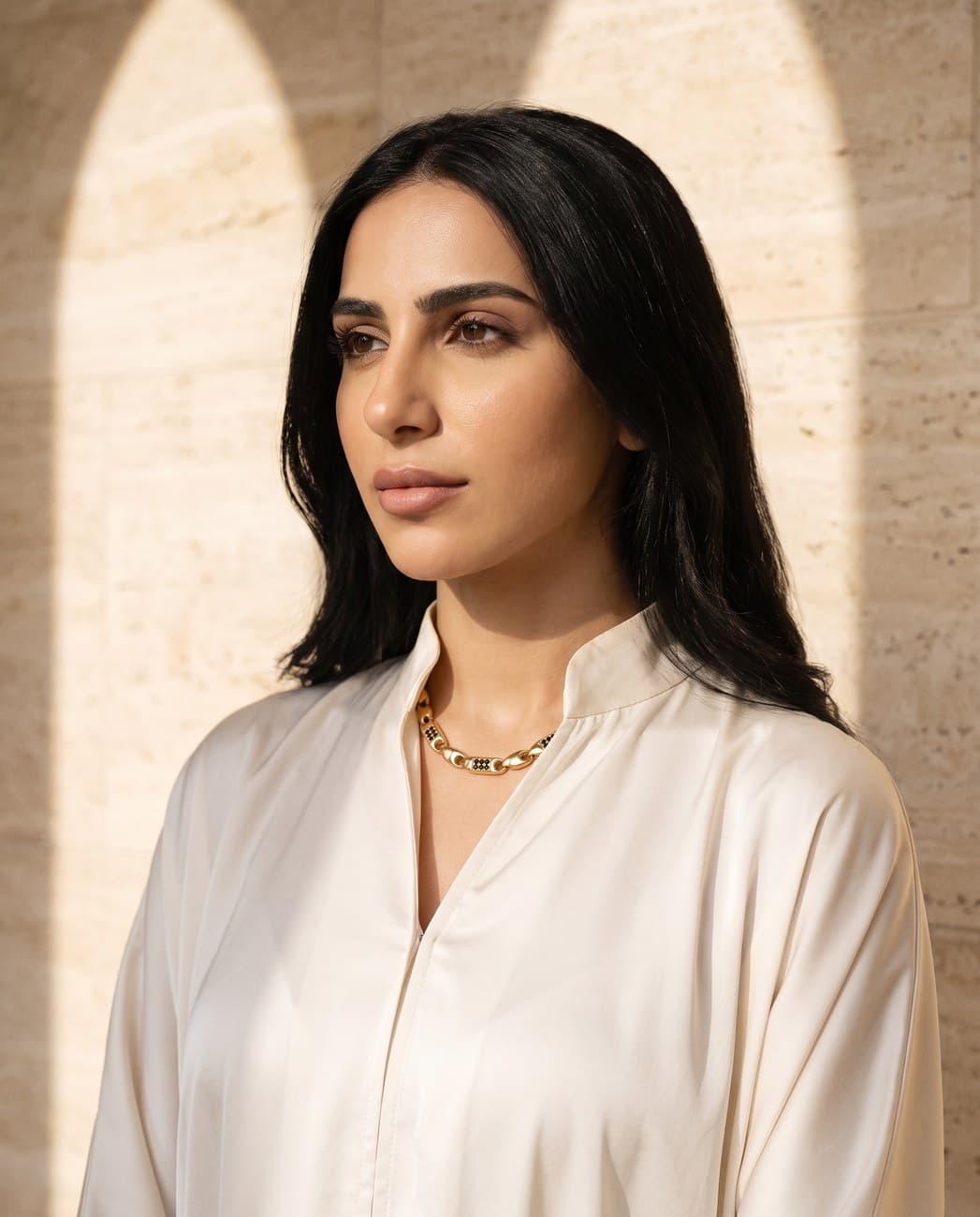 Amana · campaign photograph, worn