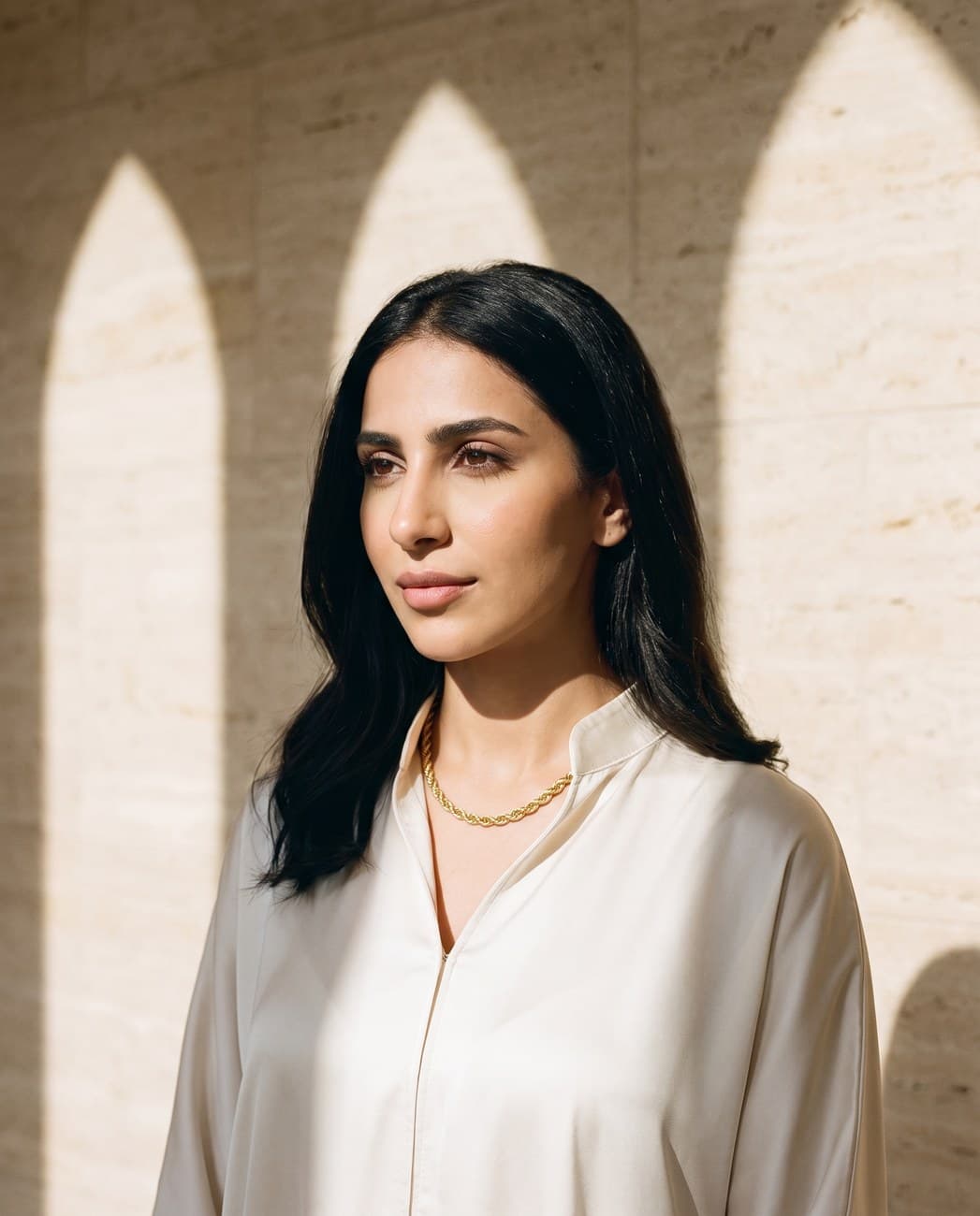 Baqa · campaign photograph, worn