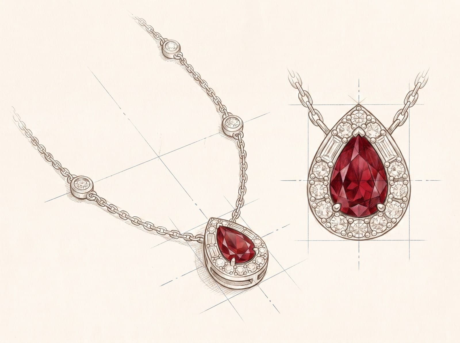Layali · atelier design sketch