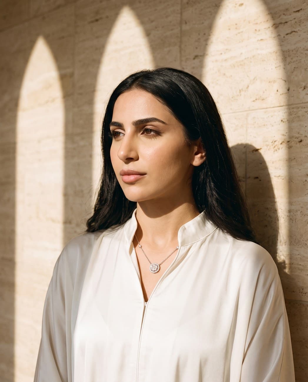 Sadaf · campaign photograph, worn