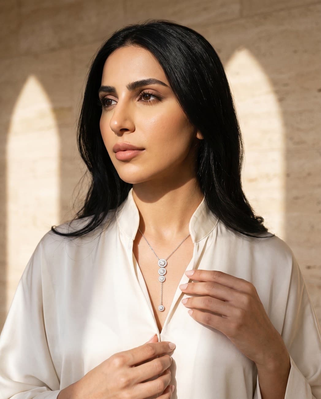 Almas · campaign photograph, worn