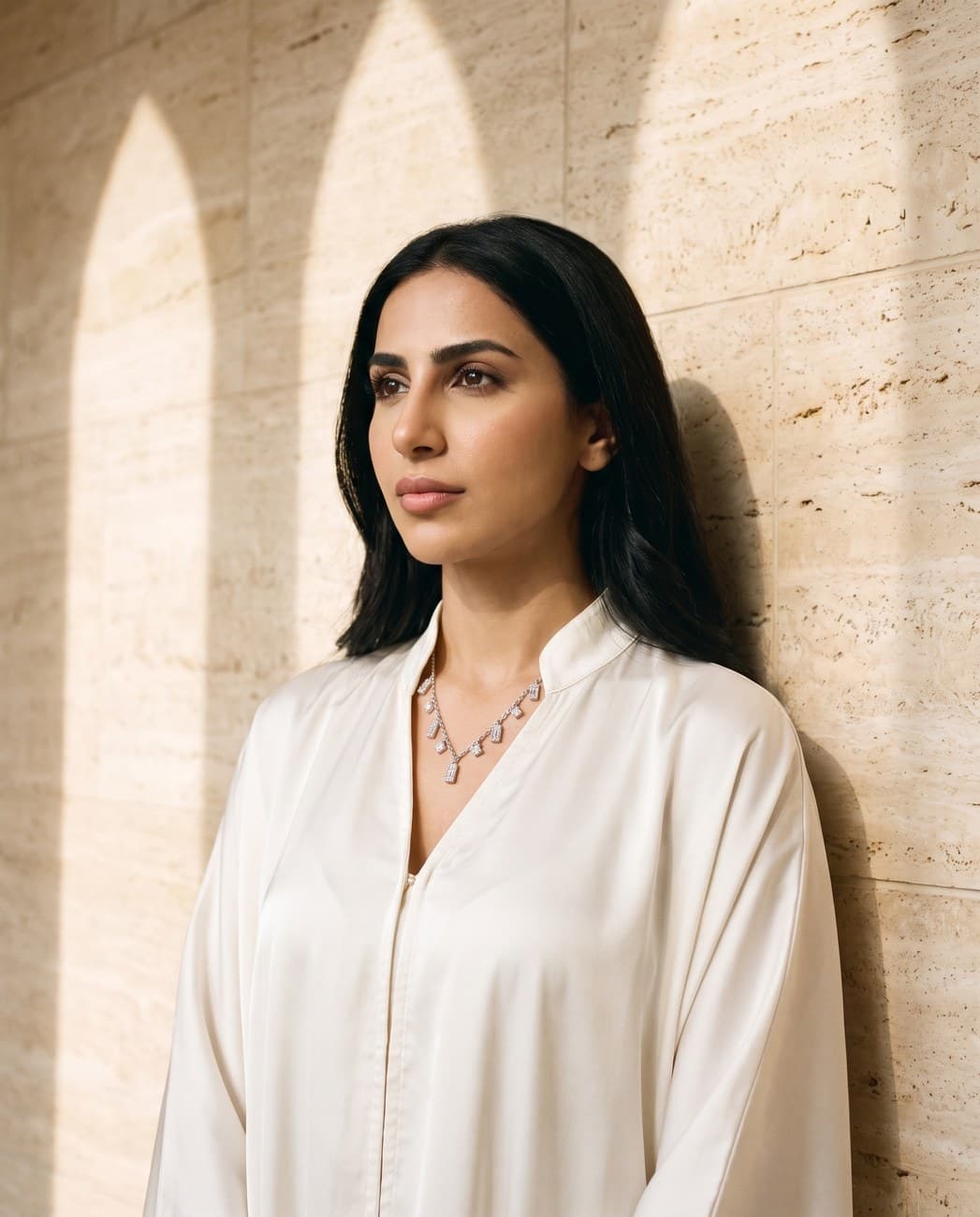 Diya · campaign photograph, worn