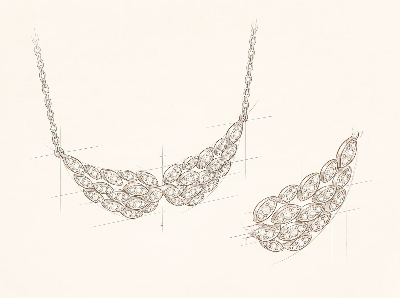 Zahia · atelier design sketch
