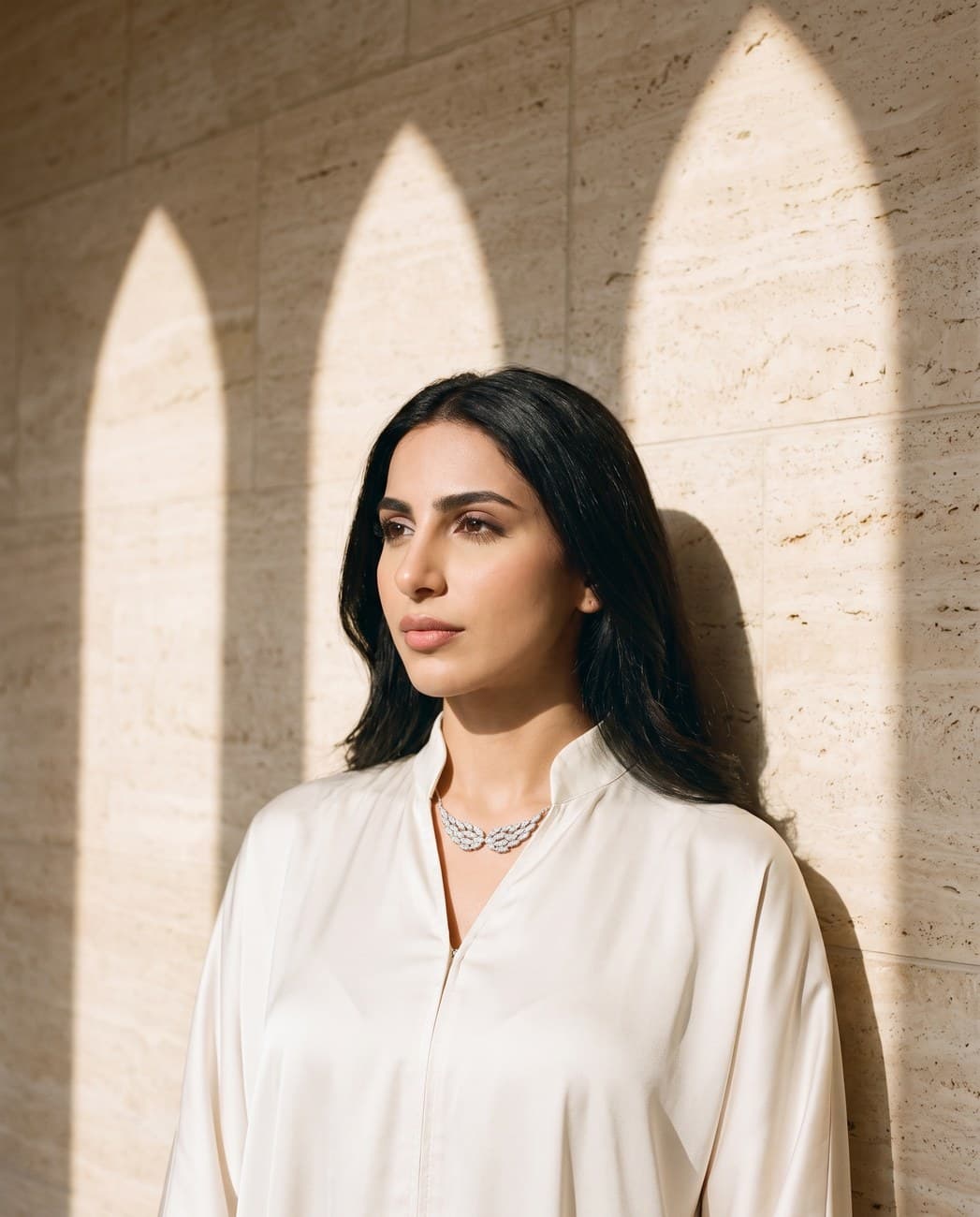 Zahia · campaign photograph, worn
