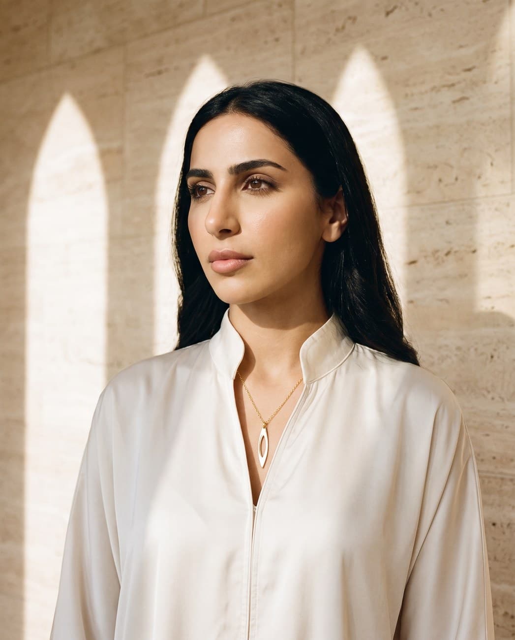 Muna · campaign photograph, worn