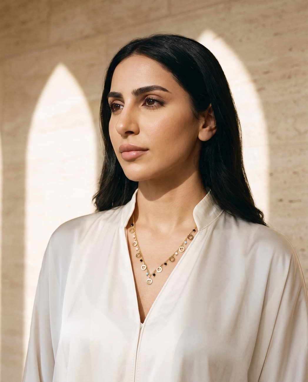 Taghrid · campaign photograph, worn