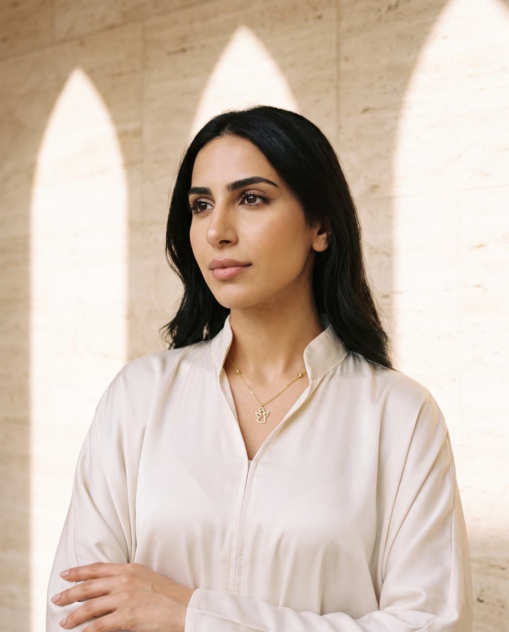 Zaher · campaign photograph, worn