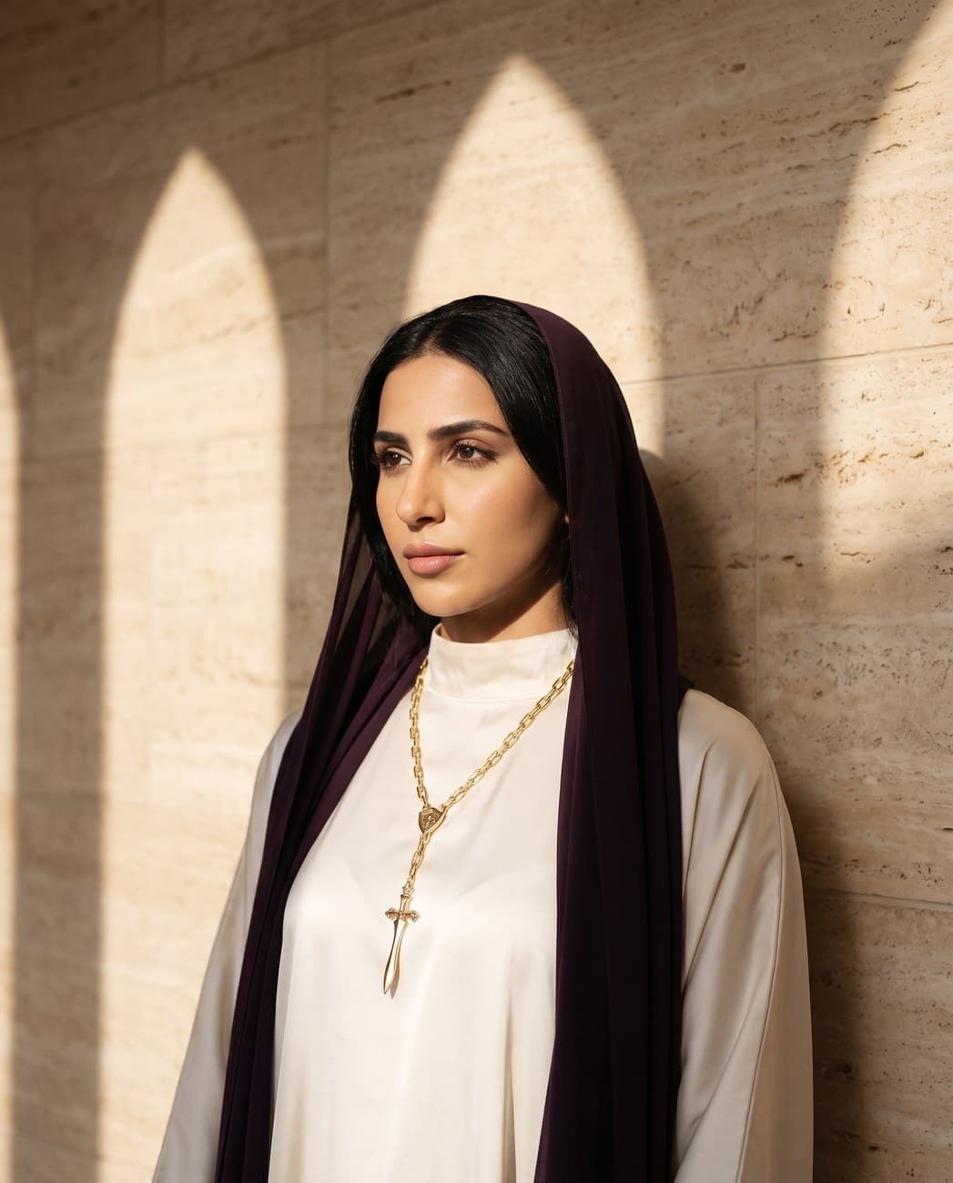 Hadeel · campaign photograph, worn