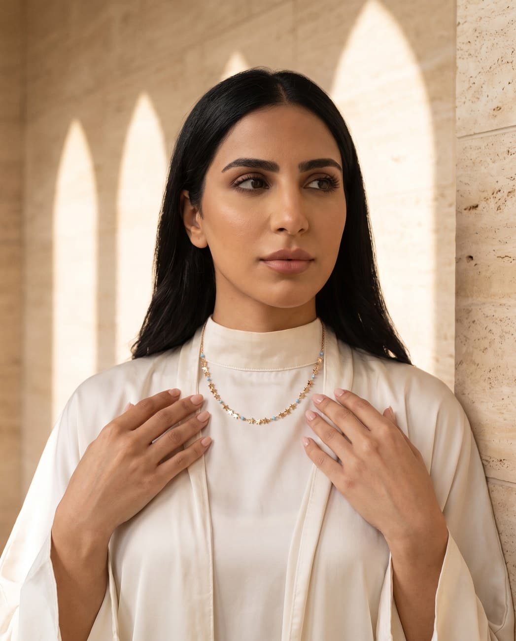 Jumaira · campaign photograph, worn