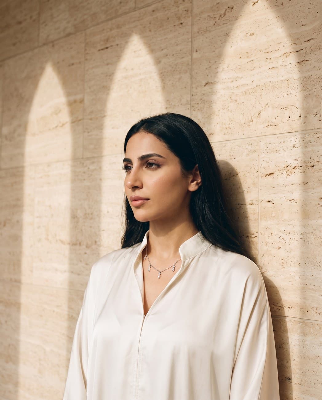 Lena · campaign photograph, worn