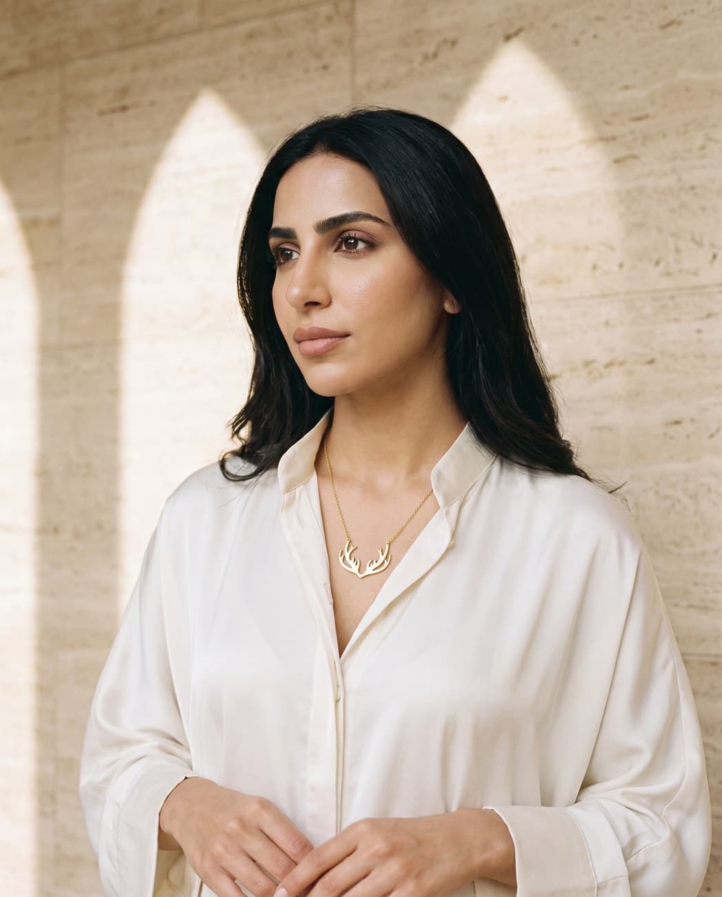 Maram · campaign photograph, worn