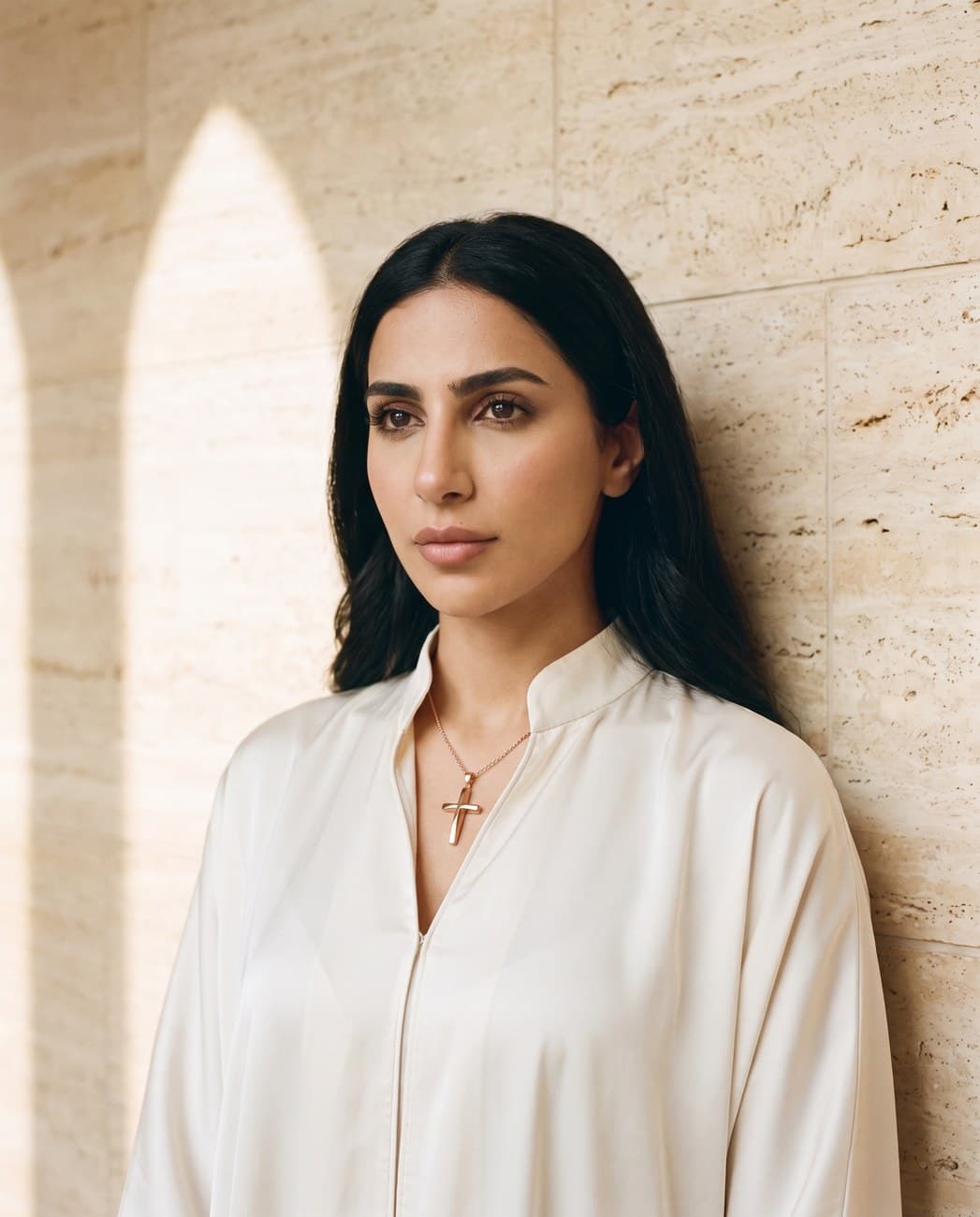 Hijab · campaign photograph, worn