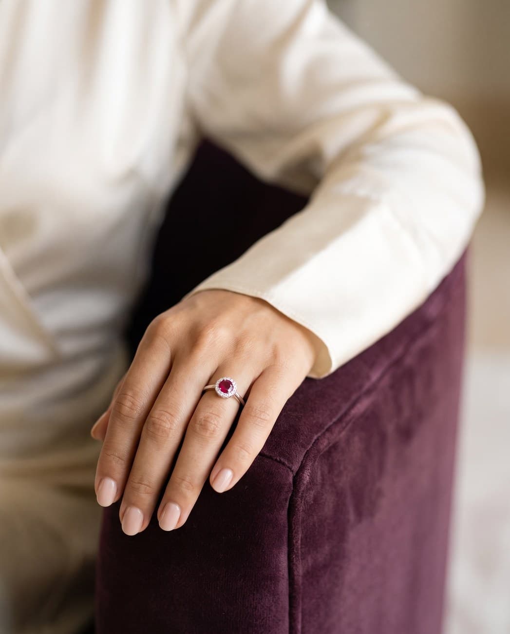 Jumana · campaign photograph, worn