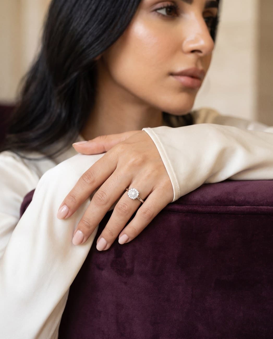 Lujain · campaign photograph, worn