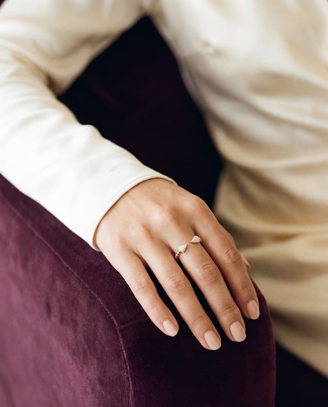 Rima · campaign photograph, worn