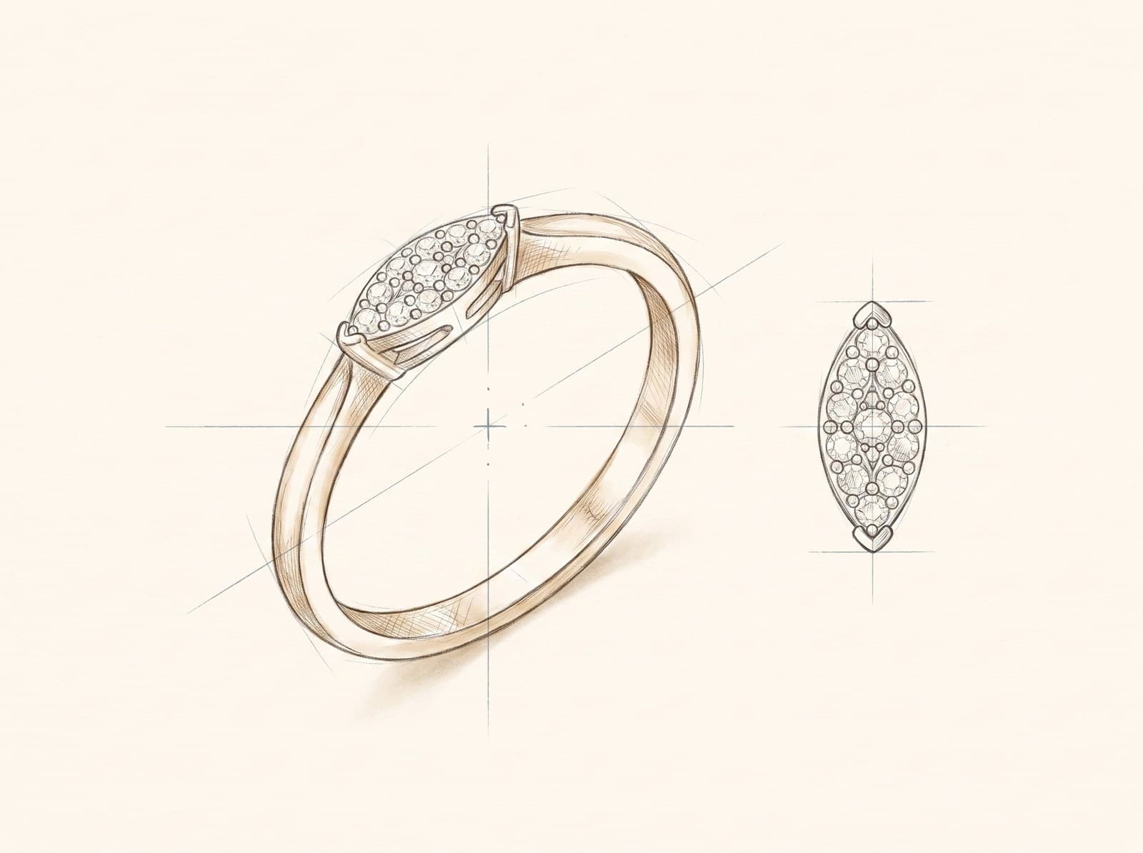 Dhahab · atelier design sketch
