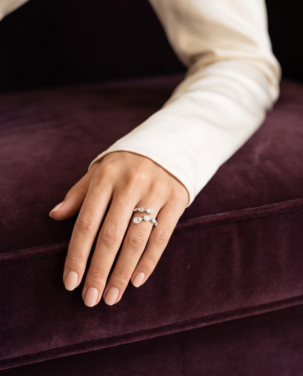 Ghada · campaign photograph, worn
