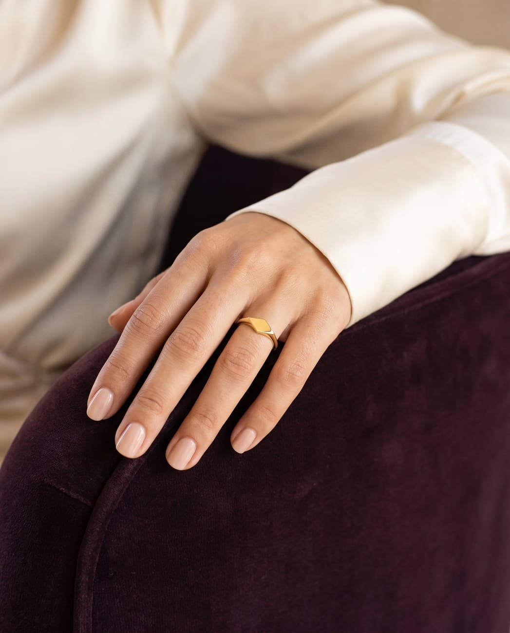 Zaina · campaign photograph, worn